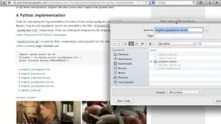 Setup for Cracking NSA Ciphertext - simple substitution with Python
