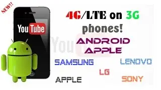 How To Use 4G on 3G Phone -  Samsung or Apple 4G/3G/2G in 25$ Only [4G into 3G  Android Tutorial]
