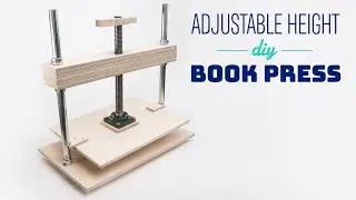 How to build a DIY book press // LARGE A2 Size!