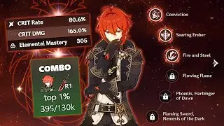 I TRIED MY TOP 1% DILUC IN ABYSS | 4.4 Abyss 12-1