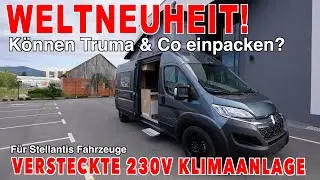 VERSTECKTE 230V KLIMAANLAGE😳, nicht hässlich auf dem Dach | Test | TELECO | MegaMobil