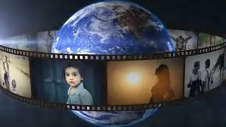 the planet in a 360 degree video