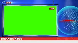 Green Screen Breaking News Berita Background Video