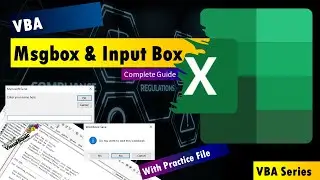 MsgBox & InputBox in VBA | Application.inputBox vs InputBox