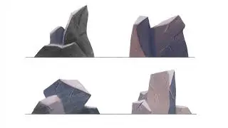 Procreate Time-lapse: Rock Design Concepts
