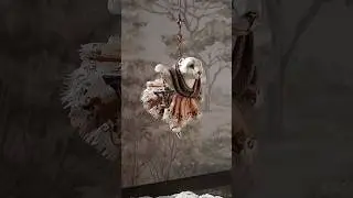 Авторская интерьерная, ёлочная игрушка 🐻‍❄️ #handmade