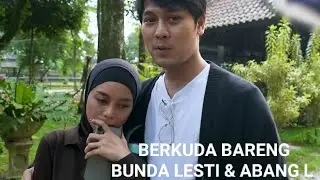 berkuda bareng bunda Lesti dan Abang L #leslar