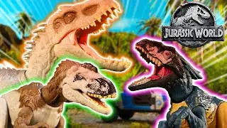 More Epic Adventures from Jurassic World Dino Trackers! 🦖 | Mattel Action!