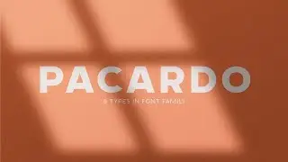 Pacardo. Sans Serif font family. Font Free Download