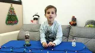 Обзор игрушки - скелет динозавра Трицератопс.