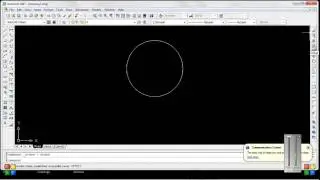 CHECK THE DIMENSION OF A CIRCLE AND OFFSET COMMAND Auto Cad Learning