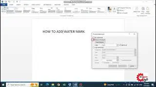Different Ways to Make Watermark in MS word | Any Logo | Any Picture | MS Word Tutorial |