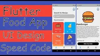 Flutter Food App | Speed Code