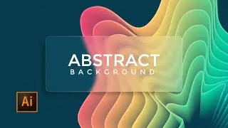 How to Create Abstract Background with Blend Tool | Adobe Illustrator Tutorial