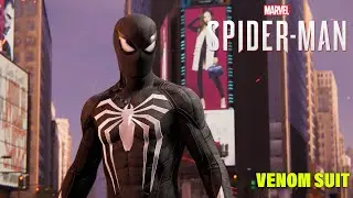 Marvel Spider-Man Pc Remastered Gameplay with Venom suit