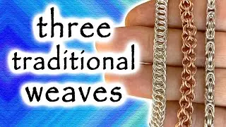 Introduction to chainmail jewelry weaves (patterns for beginners)
