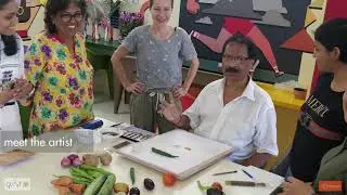 Watercolor painting experience workshop in Goa (Panaji)
