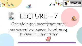 LEC   7 Operators and operator precedence, string concatination || complete Java Script course