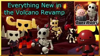 Everything New in the Volcano Valley Revamp Update - Tower Heroes