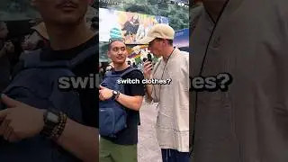 Switching Clothes With A Stranger