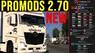 ETS2 ProMods 2.70 - Preview I NEW ProMods 1.50 [2737] EURO TRUCK SIMULATOR 2