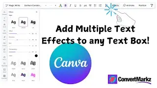 Canva How to Add Multiple Text Effects