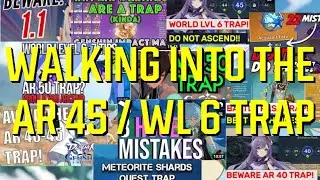 Genshin Impact: Walking Into The AR 45 / WL 6 Trap