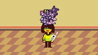 Deltarune Chapter 2 - Calling Toriel with the trash orb on your head