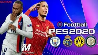 eFootball PES 2020 Mobile 4.6.2 UCL New Graphics Kits Patch & Logos Updated 2020 Android