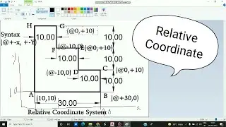 Relative Coordinate System with practice drawing