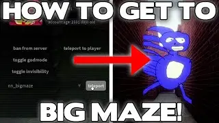 How To Get To NN_BIGMAZE In Nico's Nextbots | Roblox Nico's Nextbots