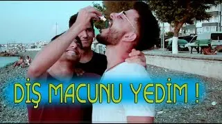 CEZALI OYUN OYNADIK ! / DİŞ MACUNU YEDİM ( DONSUZ DENİZE GİRDİ )