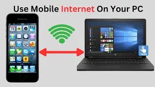 How To Connect Internet From Mobile to PC or Laptop via hotspot