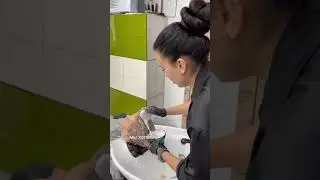 VIDEO LESSON: Foam Bath for 100% Gray Hair (recipe in description)