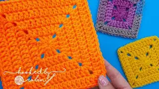 How to Crochet a SEAMLESS Solid Square WITHOUT Turning! 🧶