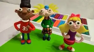 Эй, Арнольд! Лепим из пластилина Джеральда.