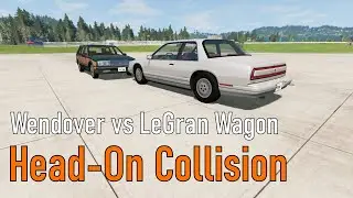 Soliad Wendover vs Bruckell LeGran Wagon | Head-On Collision | Slow Motion Crash Test