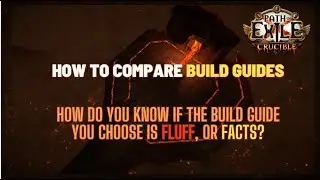 [PoE 3.21] How to compare PoBs and build guides. Sort the fluff from the facts.