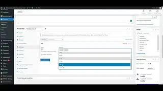 Wordpress variable product create