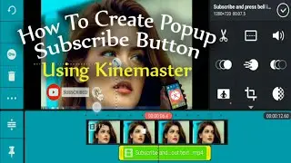 How To Create Popup Subscribed Button Animation Using Kinemaster