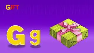 Phonic Song with One Word- G  For Gift - Kid Alphabet Songs| Nursery Rhymes with Sounds for Kids