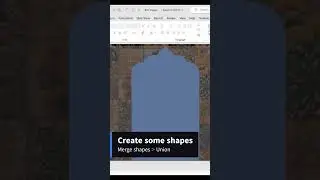 Merge shapes trick in PowerPoint #powerpoint