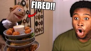 BROOKLYN'S NEW JOB! | SML Brooklyn Guy The Waiter!