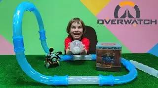 Хомяк в трубе/Хэммонд из игры Овервотч и робот Таран/Lego Blizzard Overwatch Hammond's Wrecking Ball