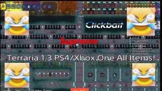 Terraria 1.3 All Items World/Map Ps4/XboxOne (Made by Obnoxious_Matt) *Download Link in description*