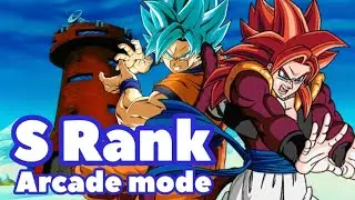 Getting S rank on arcade mode is hard || DragonBallFighterZ Arcade PT.1