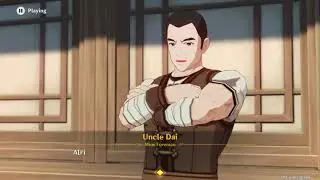 Genshin Impact:Talking to Katheryne and Uncle Dai