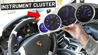 HOW TO REMOVE AND REPLACE INSTRUMENT CLUSTER GAUGES ON PORSCHE CAYENNE S TURBO