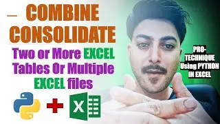 Consolidate data in excel #python #excelautomation