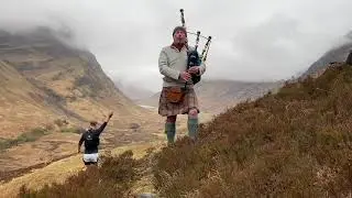 Piping 100 2023, Day 11, The Massacre of Glencoe, above Glencoe